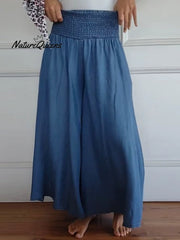 Women's Cotton Wide Leg Pants