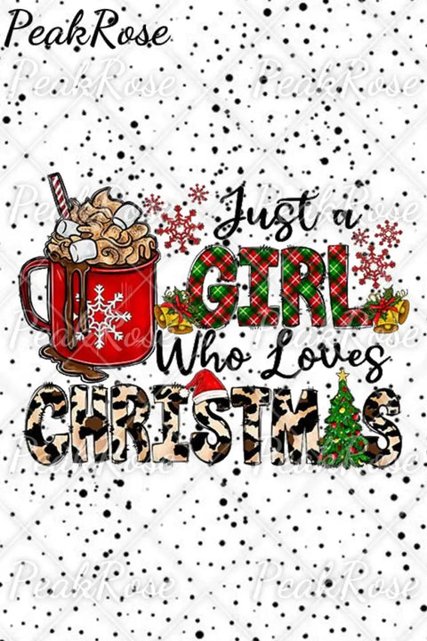 Just A Girl Who Loves Christmas Sweatshirt