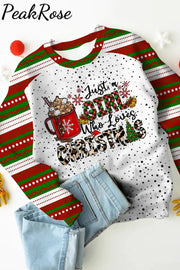 Just A Girl Who Loves Christmas Sweatshirt