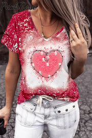 Light Brand Love Print T-Shirt S / Red