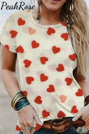 Little Love Heart Retro T-Shirt T-Shirt