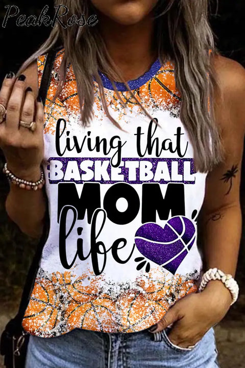 Living That Basketball Mom Vibe Tank Top