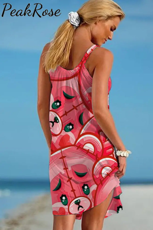 Love Bear Beach Sleeveless Dress