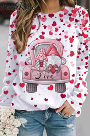 Love Car Sweatshirt S / White