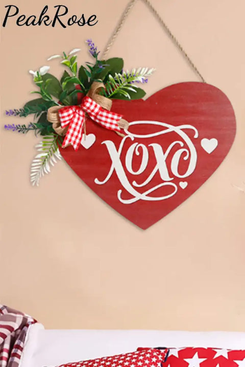 Love Door Hangings Wall Wooden Decorations Xoxo Hanging