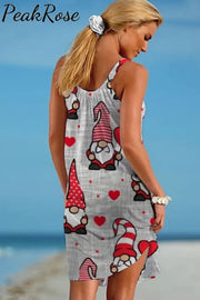 Love Gnome Sleeveless Dress