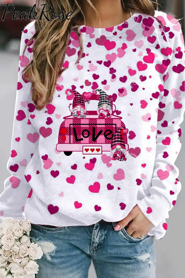 Valentine's Day Love Gnome Sweatshirt