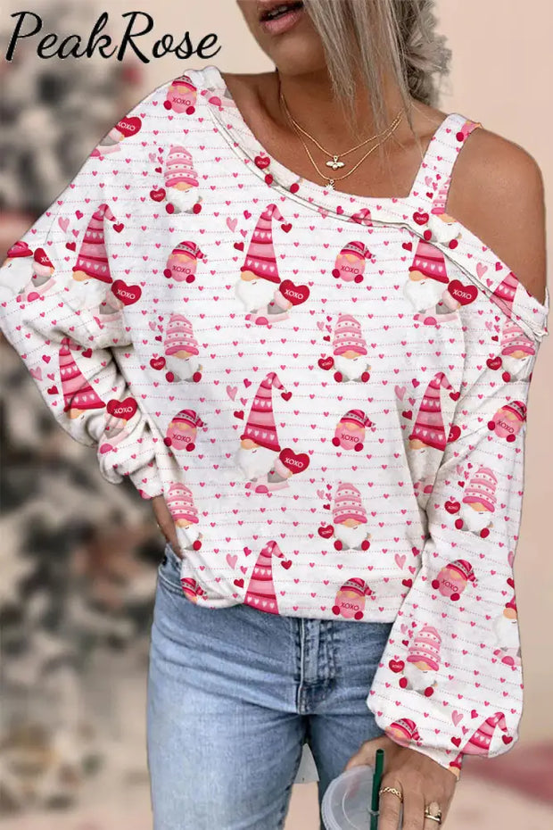 Love Gnome Xoxo Off-Shoulder Blouse