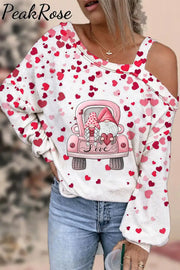 Love Gnomes Off-Shoulder Blouse