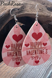 Love Happy Valentine’s Day Earrings