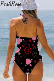 Love Heart Bikini Swimsuit