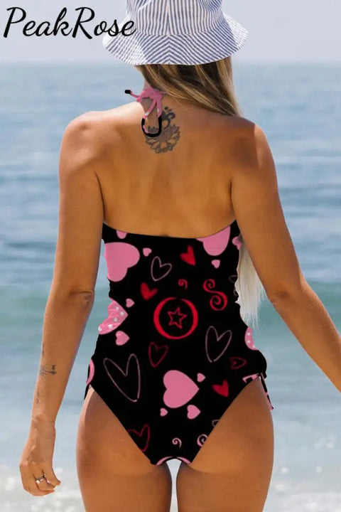 Love Heart Bikini Swimsuit