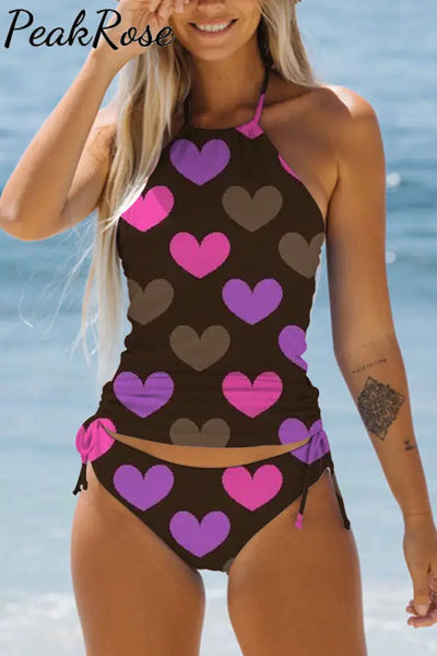 Love Heart Bikini Swimsuit S