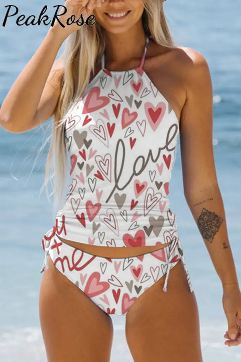 Love Heart Bikini Swimsuit S