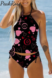 Love Heart Bikini Swimsuit S