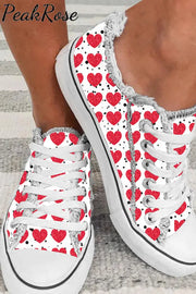 Love Heart Canvas Shoes