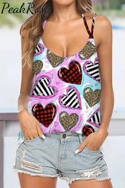 05 Valentine's Day Love Heart Halter Top