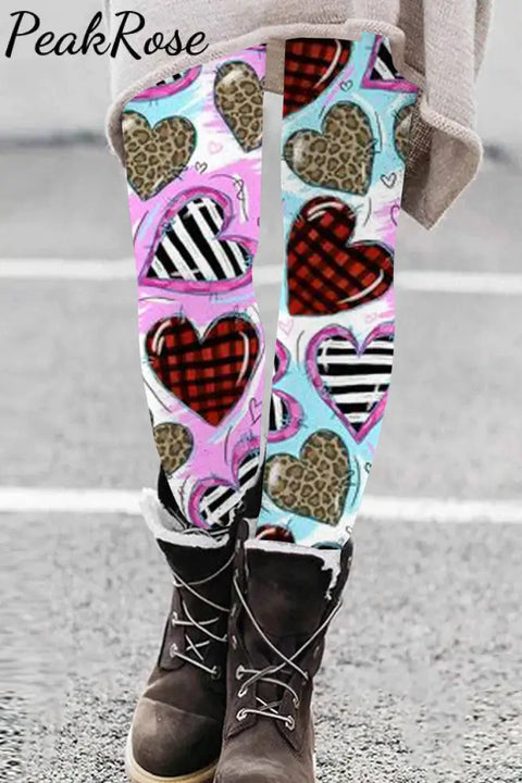 Valentine's Day Love Heart Leggings