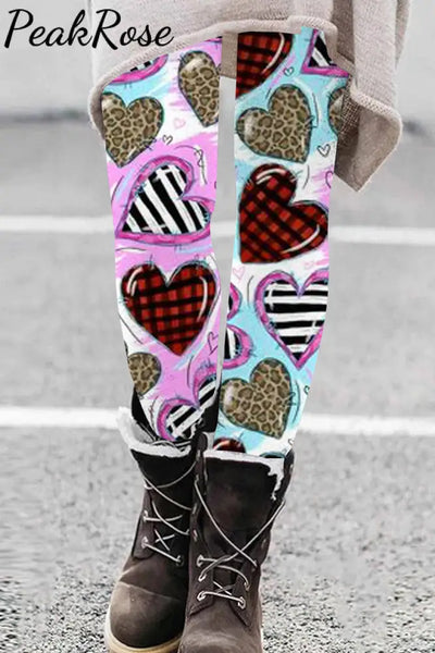 Valentine's Day Love Heart Leggings