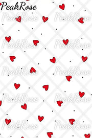 Love Heart-Shaped Polka Print Casual Pants Casual Pant