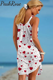 Love Heart Sleeveless Dress