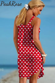 Love Heart Sleeveless Dress