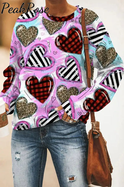 Valentine's Day Love Heart Sweatshirt