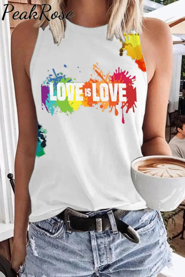 Love Is Rainbow Tank Top