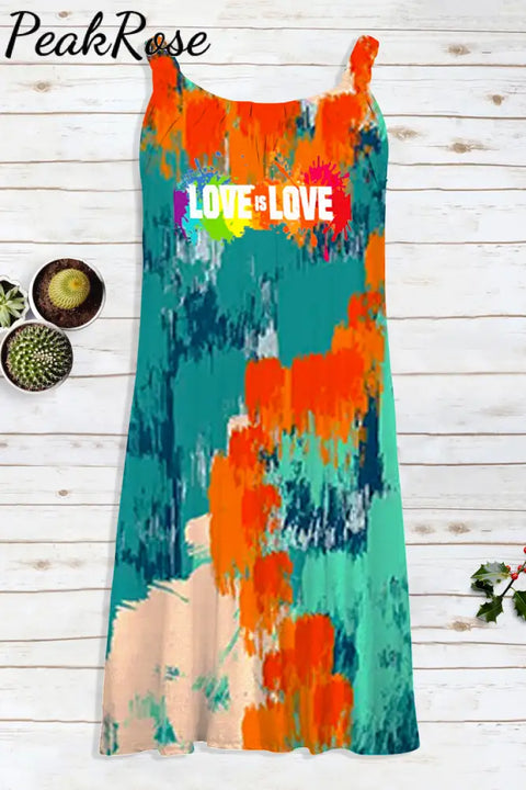 Love Is Sleeveless Dress