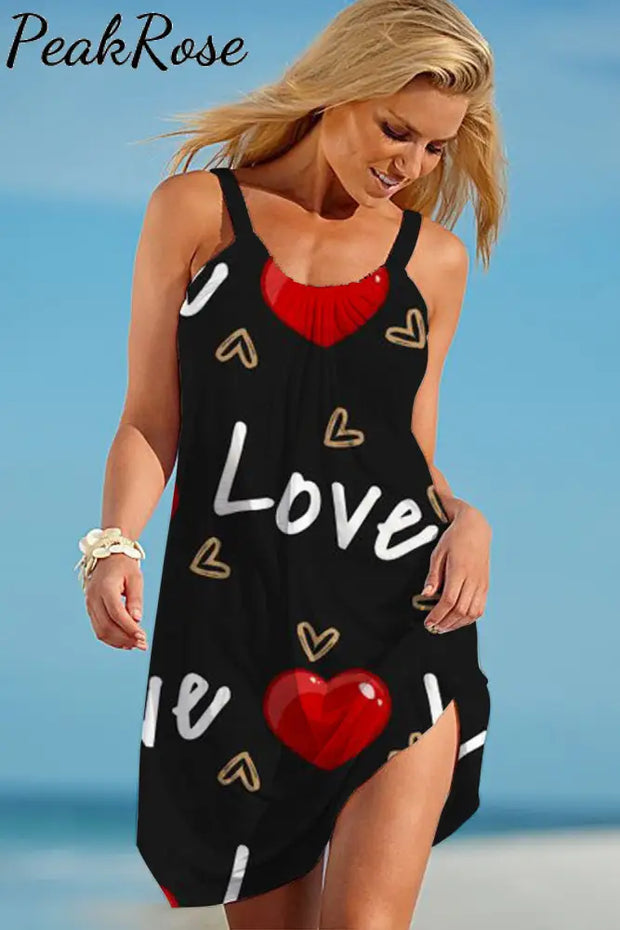 Love Letter Beach Sleeveless Dress