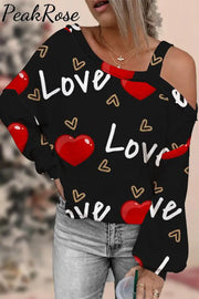 Love Letter Off-Shoulder Blouse