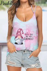 Love My Gnome Halter Top Tops