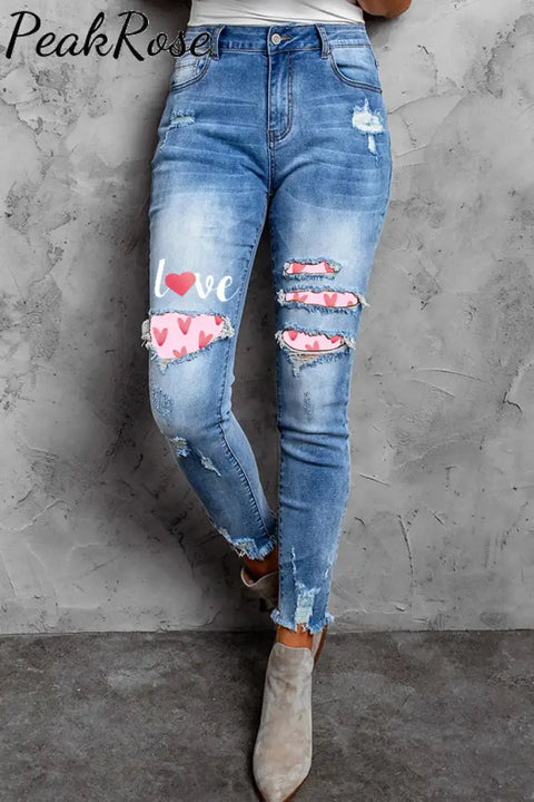 Love Ripped Slim Jeans S