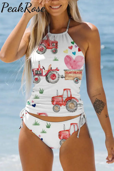 Love Tractors Bikini Swimsuit S