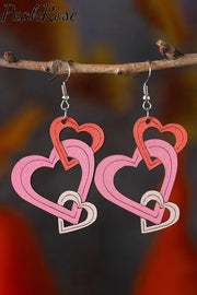 Love Wooden Earrings One-Size