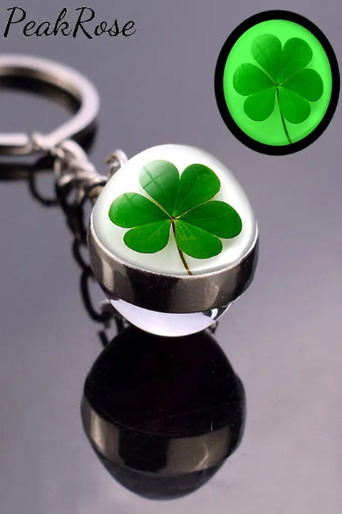 Luminous Four-Leaf Clover Key-Chain #1