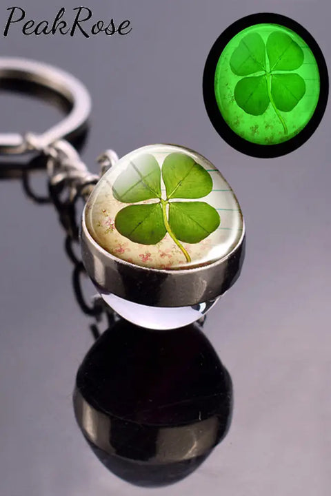 Luminous Four-Leaf Clover Key-Chain #3