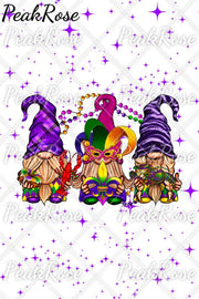 Mardi Gras Gnomies Celebrate Sweatshirt