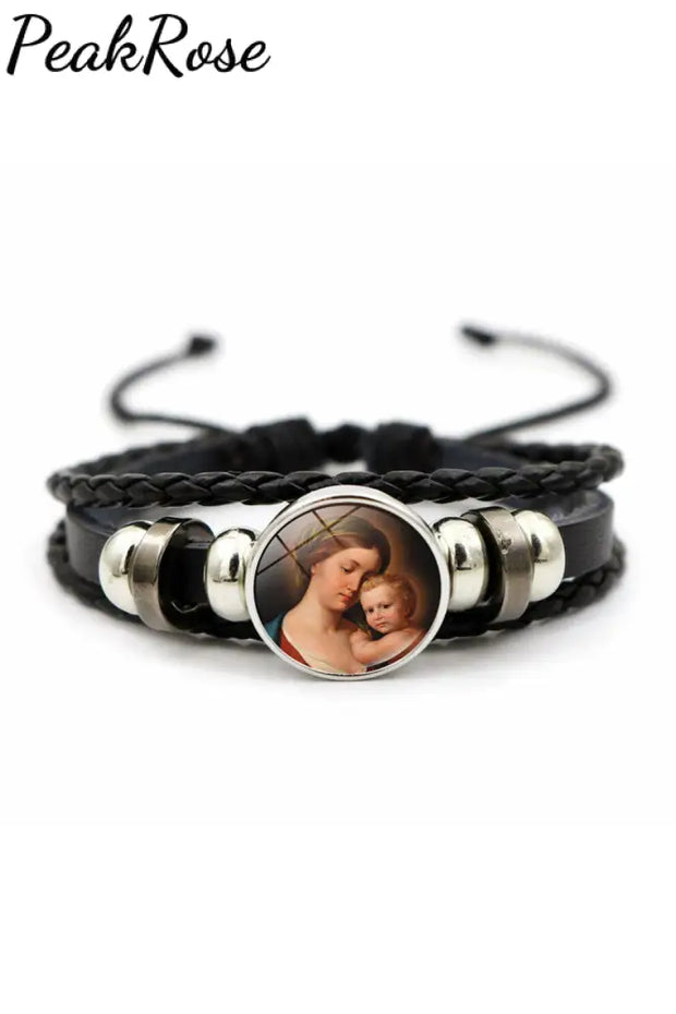 Maria Mother Faith Bracelet One-Size / Picture Color3 Bracelets