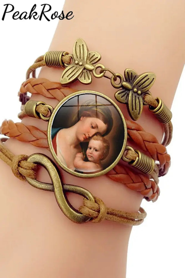 Maria Mother Faith Bracelet One-Size / Picture Color3 Bracelets