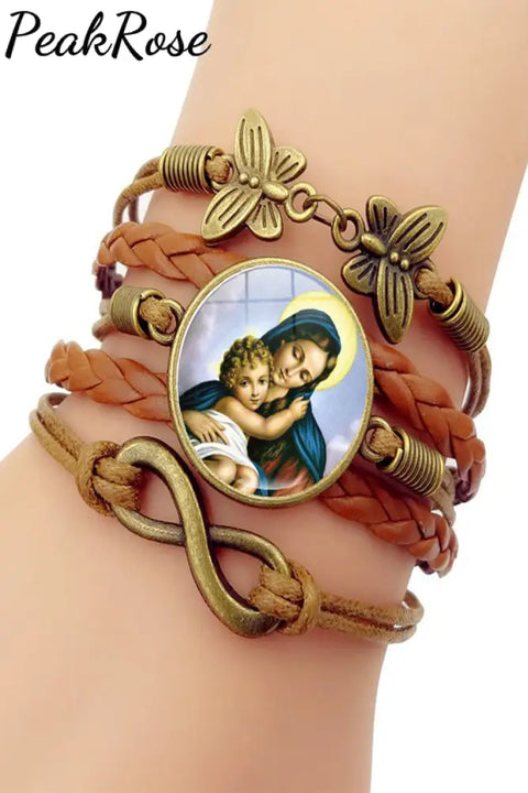 Maria Mother Faith Bracelet One-Size / Picture Color4 Bracelets