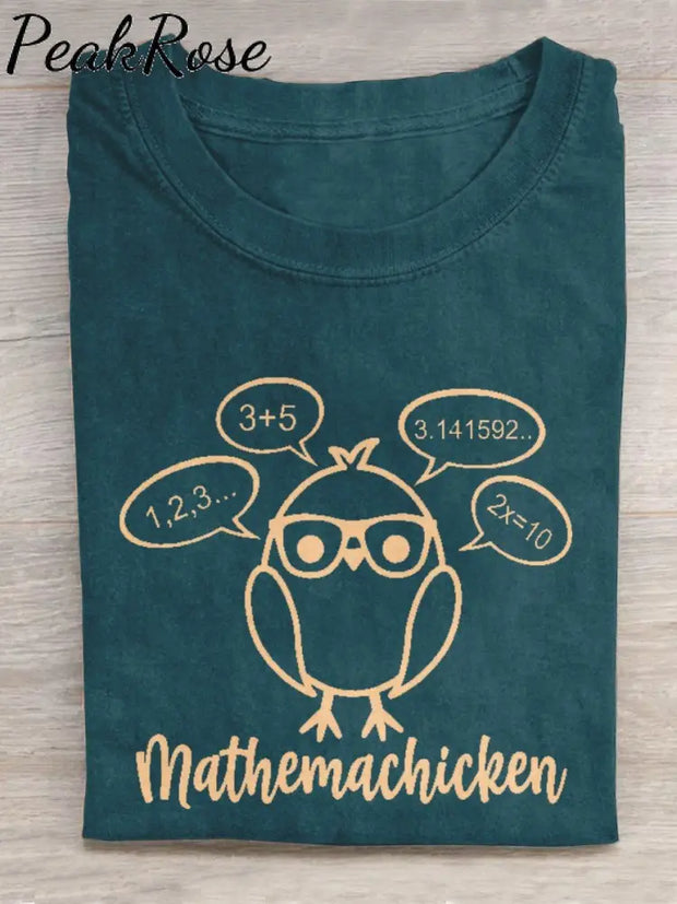 Math Teacher Creative Design T-Shirt Blue / S Hot Sell