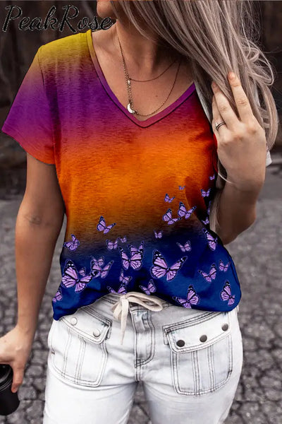 Nightfall And Butterflies T-Shirt T-Shirt