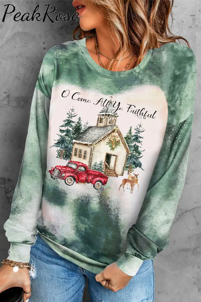 O Come All Ye Faithful Sweatshirt S