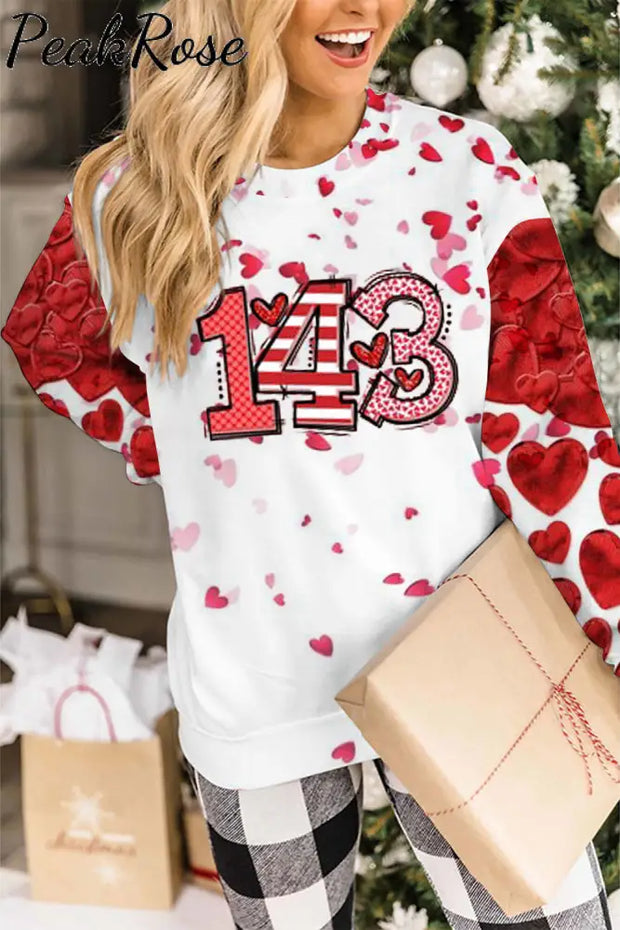 One Two Three Love Sweatshirt