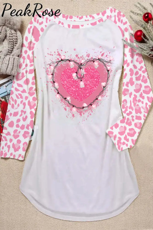 Pink Heart Lanterns Loose Tunic