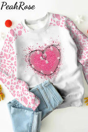 Pink Heart Lanterns Sweatshirt