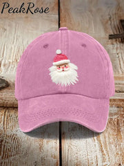 Pink Santa Casual Unisex Hat Christmas