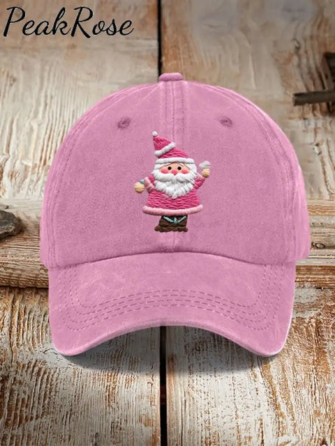 Pink Santa Casual Unisex Hat Christmas