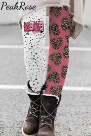 Pink Xoxo Leopard Print Leggings Leggings